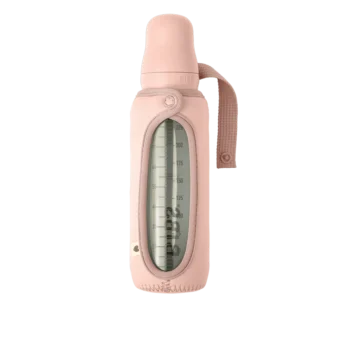 Mbeshtjellesja e shishes se xhamit BIBS – BLUSH