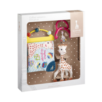 Seti Sophie la Girafe – Gjirafa Klasike, Libri & Rraketakja