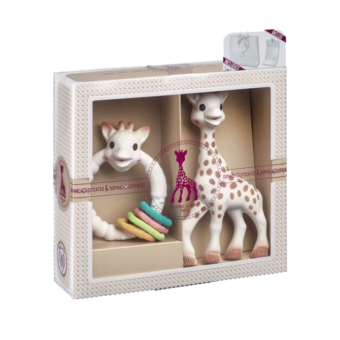 Unaza me Ngjyra – 2 Topa & 2 Kuba nga Sophie la girafe