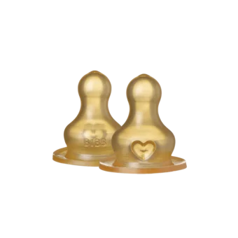 Set me 2 biberona me material latex