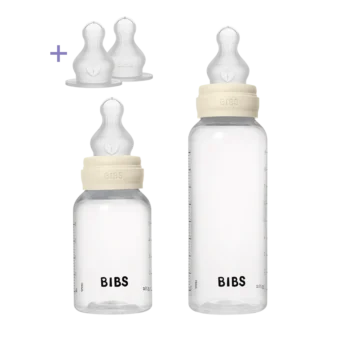 Seti i shisheve BIBS, versioni i lehtë BPA-FREE PP Ivory